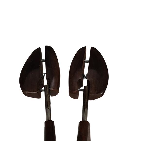 Rochester Shoe Tree Co. 12" Wooden Footwear Shapers Split Toe Forms Stretchers - Picture 2 of 6